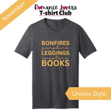 Load image into Gallery viewer, Bonfires Leggings Books T-shirt