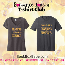 Load image into Gallery viewer, Bonfires Leggings Books T-shirt