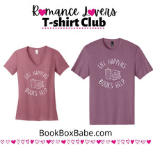 Load image into Gallery viewer, Life Happens Books Help T-shirt