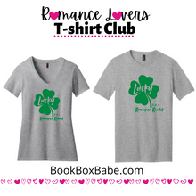 Load image into Gallery viewer, Lucky to be a Romance Reader T-shirt