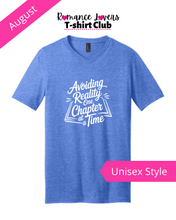Load image into Gallery viewer, Avoiding Reality One Chapter At A Time T-shirt