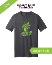 Load image into Gallery viewer, Book in One Hand Margarita in the Other T-shirt