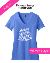 Load image into Gallery viewer, Avoiding Reality One Chapter At A Time T-shirt