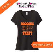 Load image into Gallery viewer, Boooks are my favorite treat T-shirt