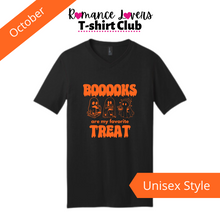 Load image into Gallery viewer, Boooks are my favorite treat T-shirt