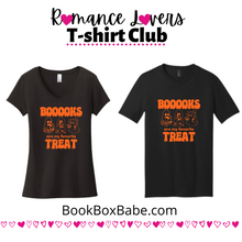 Load image into Gallery viewer, Boooks are my favorite treat T-shirt