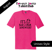 Load image into Gallery viewer, It's Book O'Clock Somewhere T-shirt