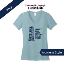 Load image into Gallery viewer, TBR Pile? More Like an Emotional Support Tower T-shirt