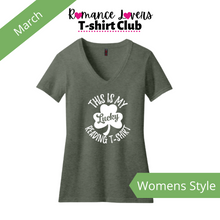 Load image into Gallery viewer, This is my lucky reading shirt T-shirt