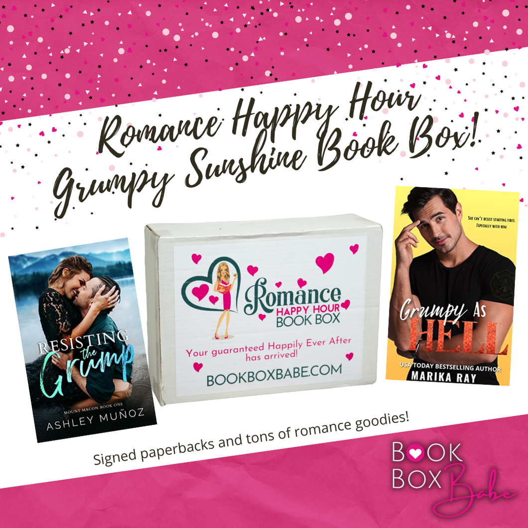 Romance Happy Hour Grumpy Sunshine Book Box