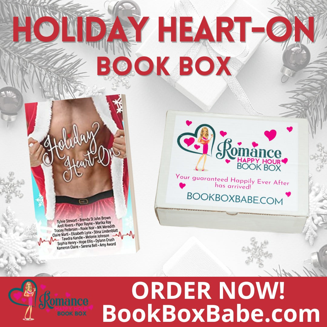 Romance Happy Hour Holiday Heart-On Book Box
