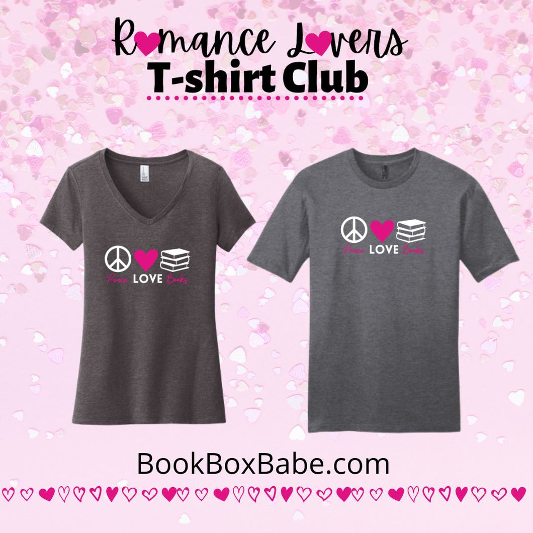 Peace, Love, Books T-shirt